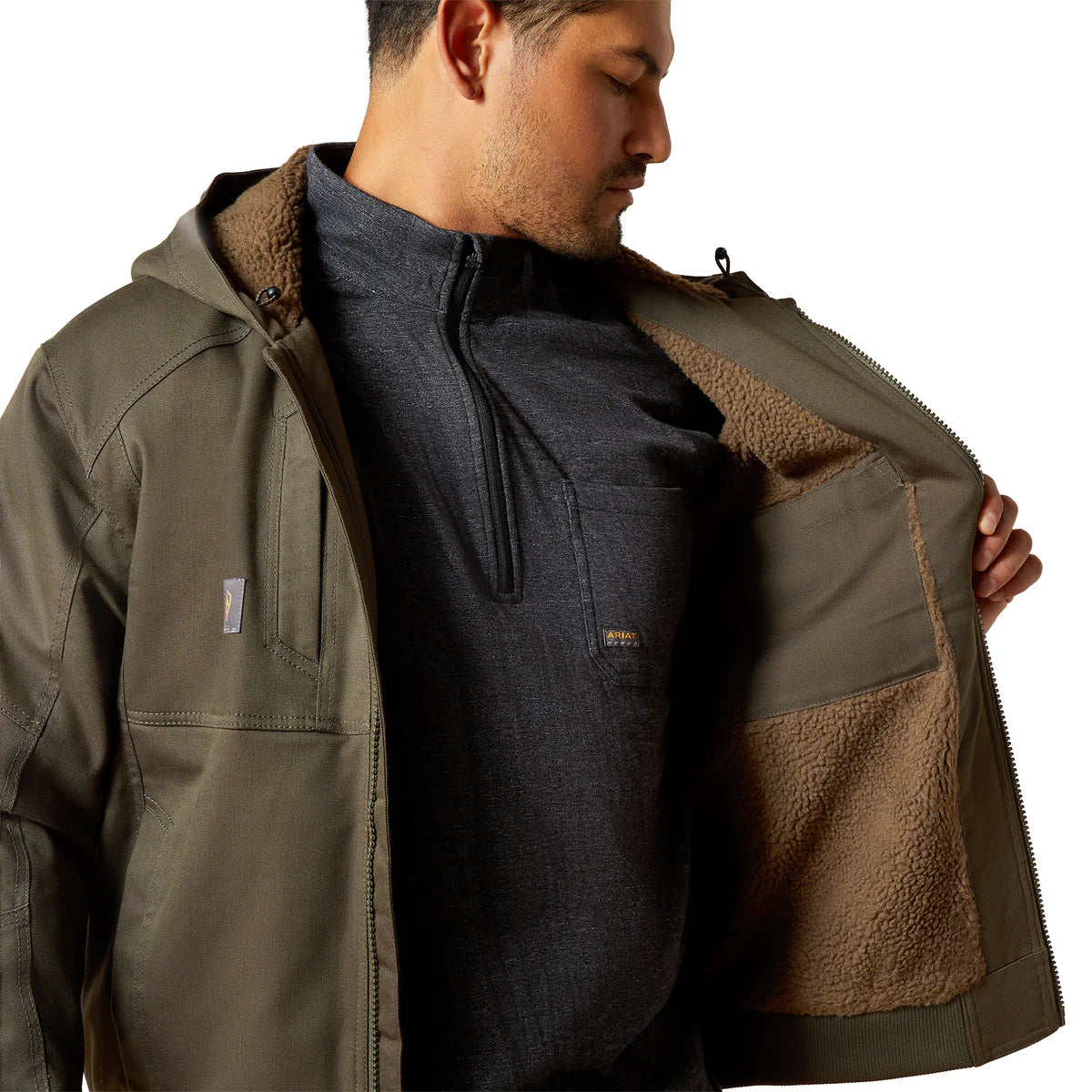 Airat Mns Rebar Duracanvas Jacket Earth
