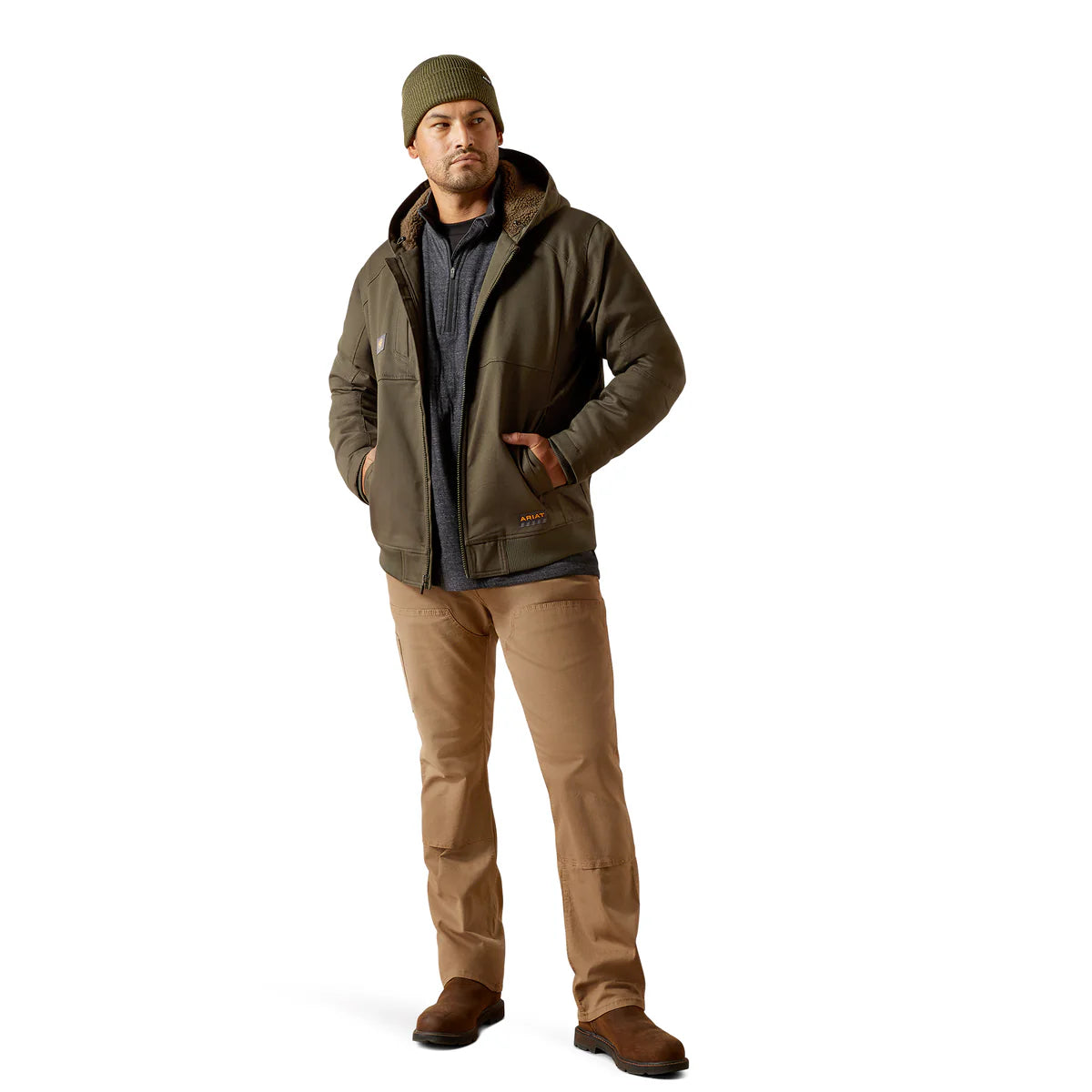 Airat Mns Rebar Duracanvas Jacket Earth
