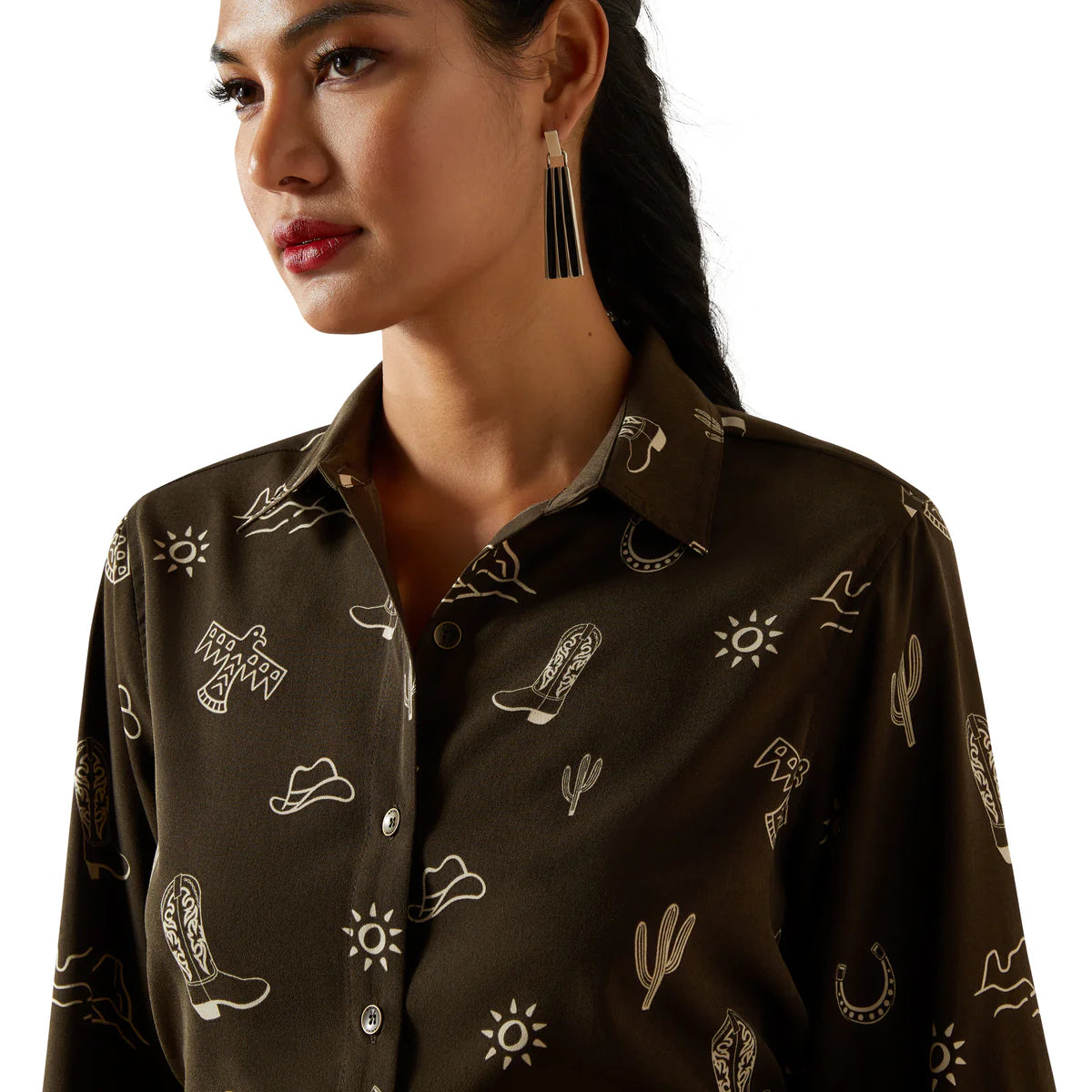 Ariat Wmns Homestyle LS Shirt Layla Print