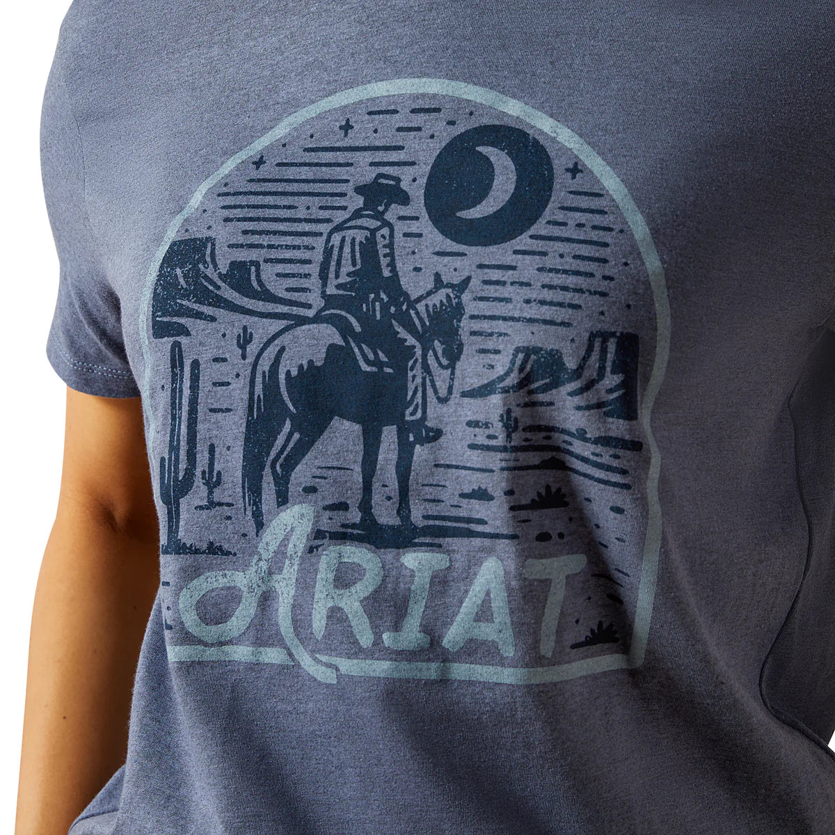 Ariat Wmns Desert Night SS Tee Chambray