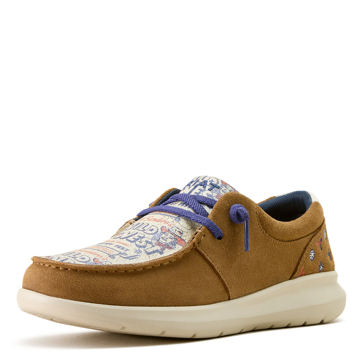 Ariat Wms Hilo Sendero Barn Brown/Wild West Country Fest Print