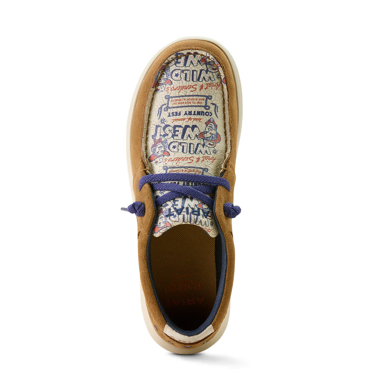 Ariat Wms Hilo Sendero Barn Brown/Wild West Country Fest Print