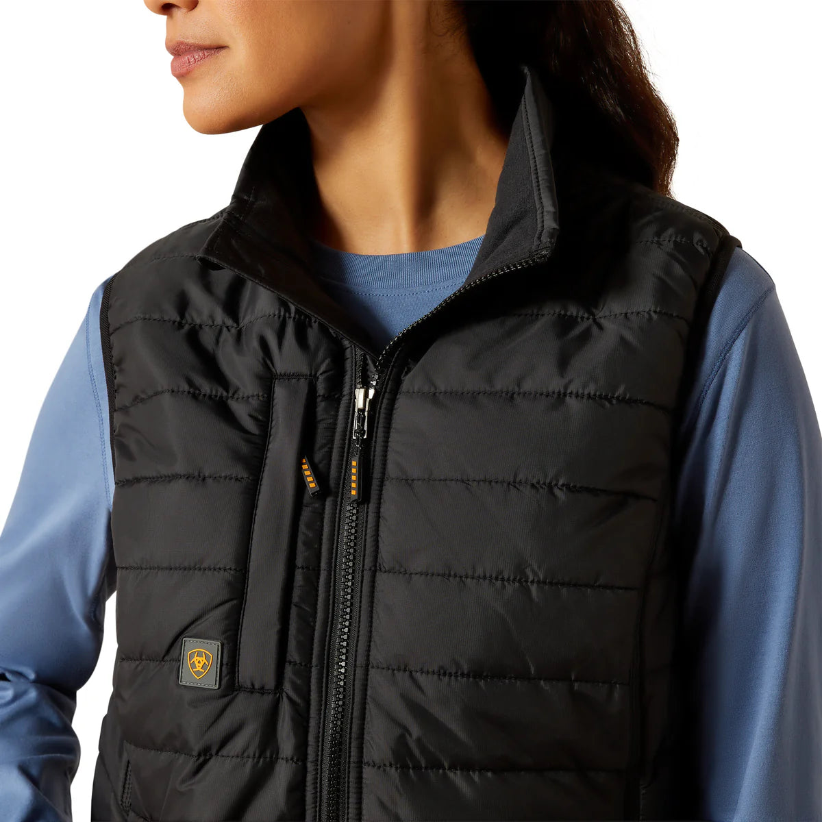 Ariat Wms Rebar Cordura Ripstop Lightweight Insulated Vest Black