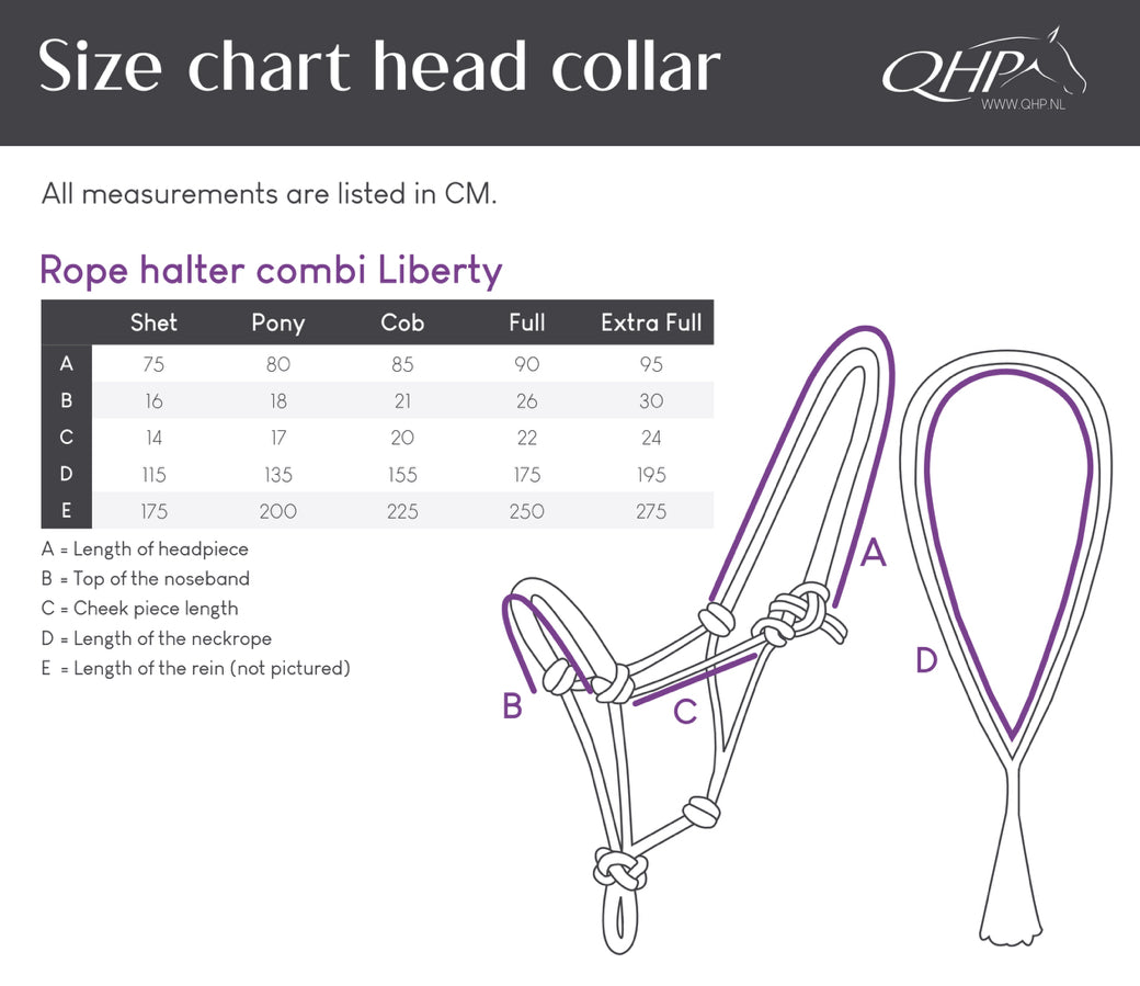 QHP Rope Halter Combi Liberty