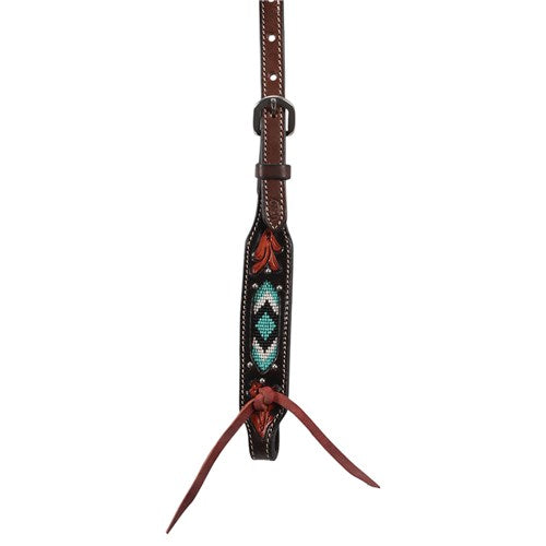 Fort Worth Turquoise Beaded Headstall