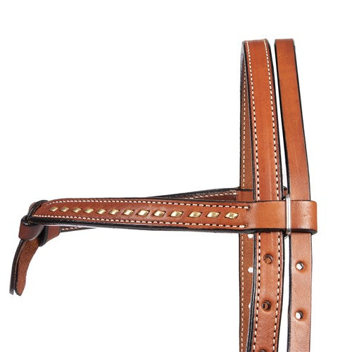 Fort Worth Taopi Headstall Knotted Brow