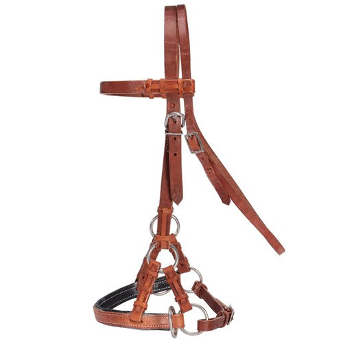 Fort Worth Padded Nose Side Pull Harness