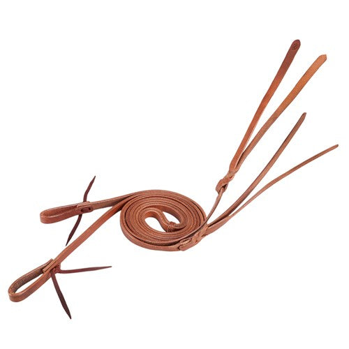 Fort Worth Split Reins with Leather Popper Harness 5/8 x 7ft