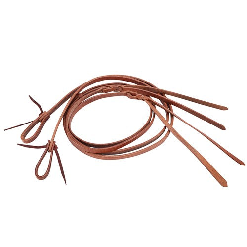 Fort Worth Split Reins with Leather Popper Harness 5/8 x 7ft