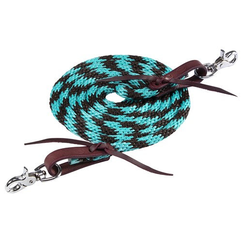 Fort Worth Poly Roper Rein with Snap Ends 1/2in 8ft
