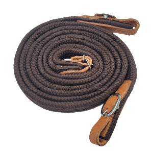 Flat Braided Cotton 1in Rein | Horse Supplies - Reins | Saddleworld Ipswich