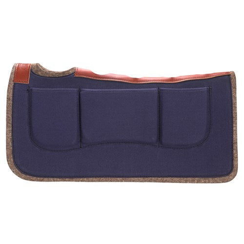Fort Worth Canvas Shim Pad with Spine | Horse Supplies - Western Pad | Saddleworld Ipswich