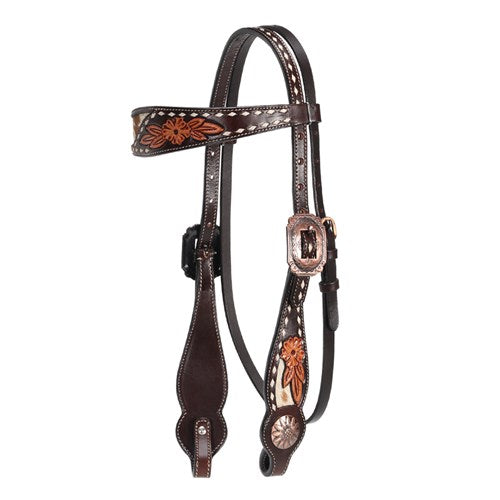 Fort Worth Halona Headstall Cowhide | Horse Supplies - Bridle | Saddleworld Ipswich