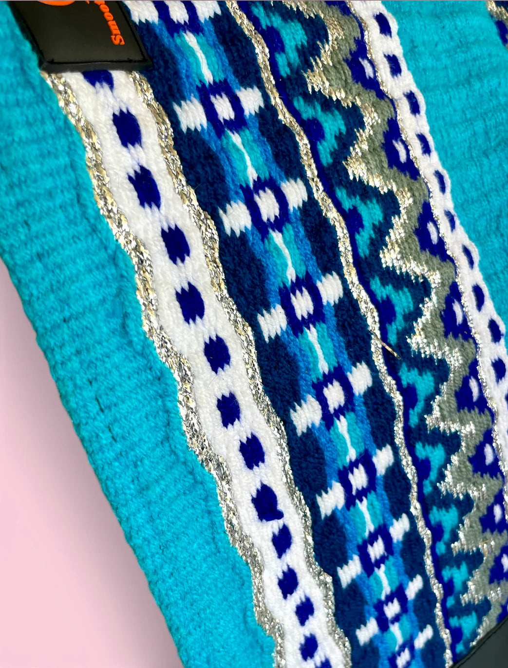 Smooth Like Cactus Premium Wool Show Pads - Aqua Sparkle