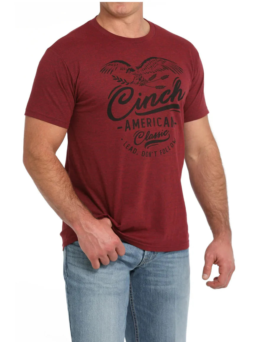 Cinch Mens Logo American Classic T Shirt