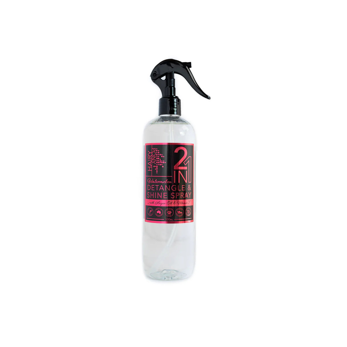 Hairy Pony 2 in 1 Detangle and Shine Spray - Watermelon