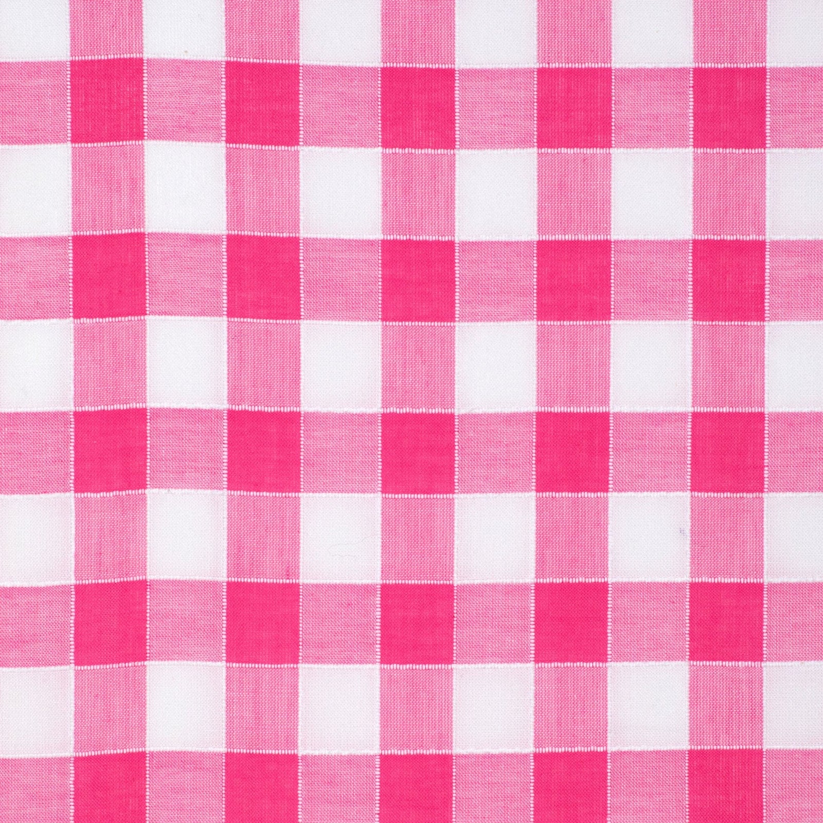 Just Country Wmns Harper Half Button Print Workshirt Hot Pink/White Check