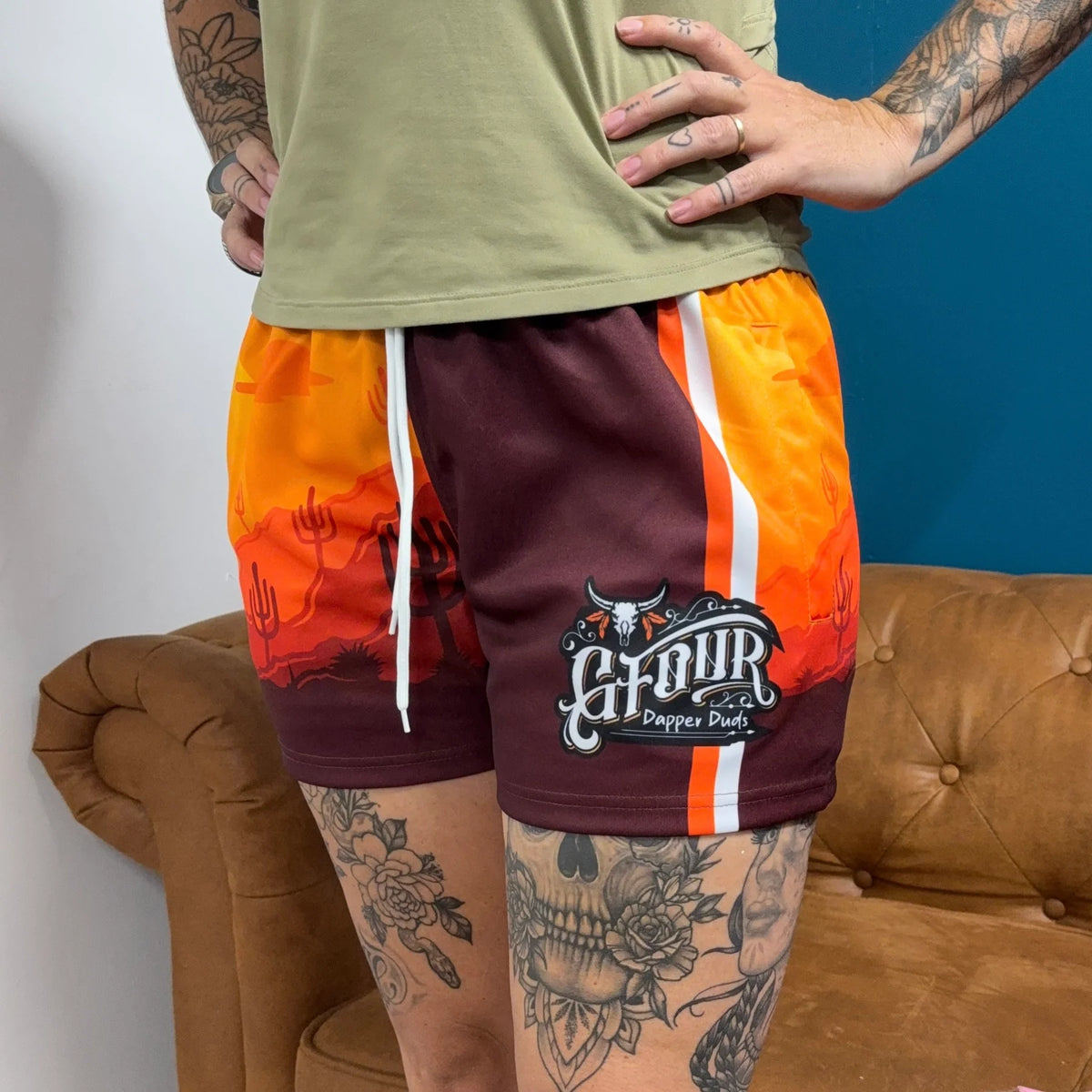 G Four Cactus Jack Shorts | Country Clothing - Footy Shorts | Saddleworld Ipswich