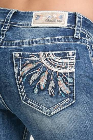 Grace in LA Dreamcatcher Bootcut Jean | Country Clothing - Ladies Jeans | saddleworld Ipswich