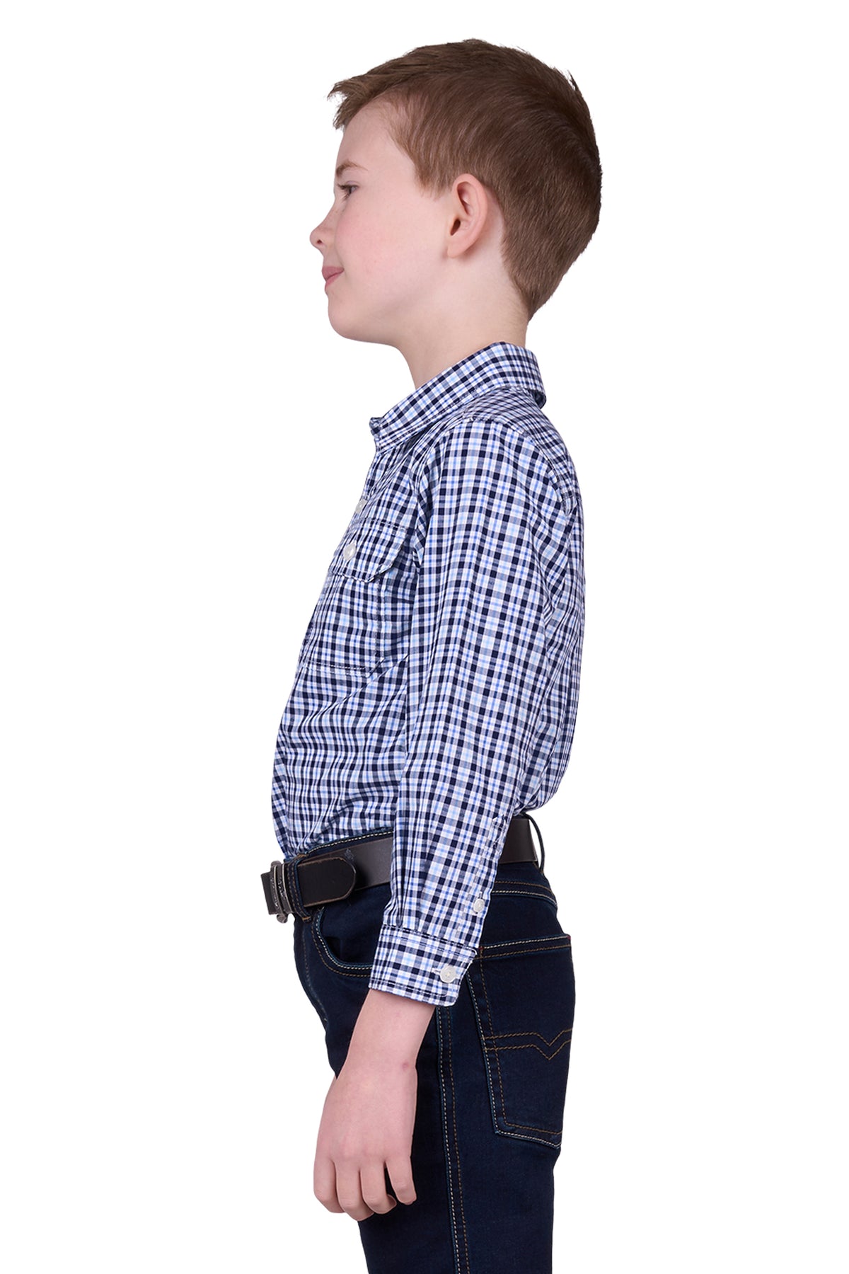 Hard Slog Kids Coney 1/2 Pocket Long Sleeve Shirt - Summer Clearance