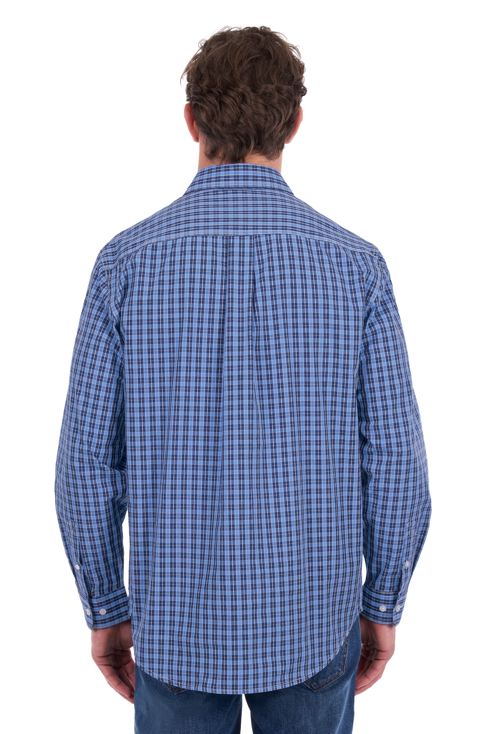 Hard Slog Mens Wyatt 1/2 Plkt LS Shirt