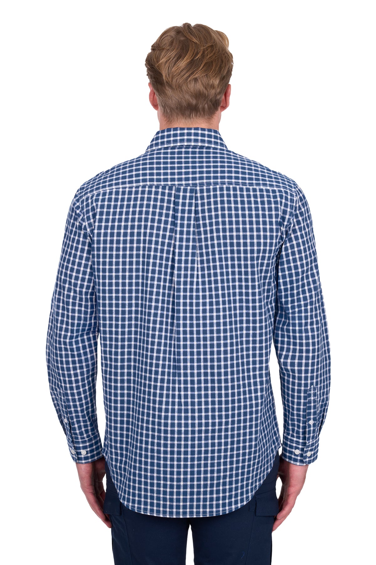Hard Slog Mens Alden Half Button Long Sleeve Shirt