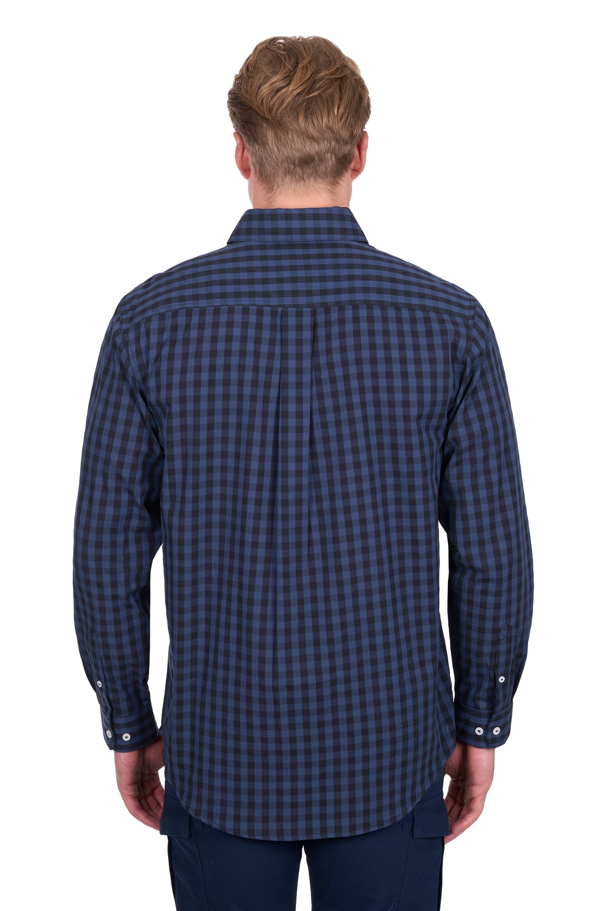 Hard Slog Mens Nash Half Button Long Sleeve Shirt