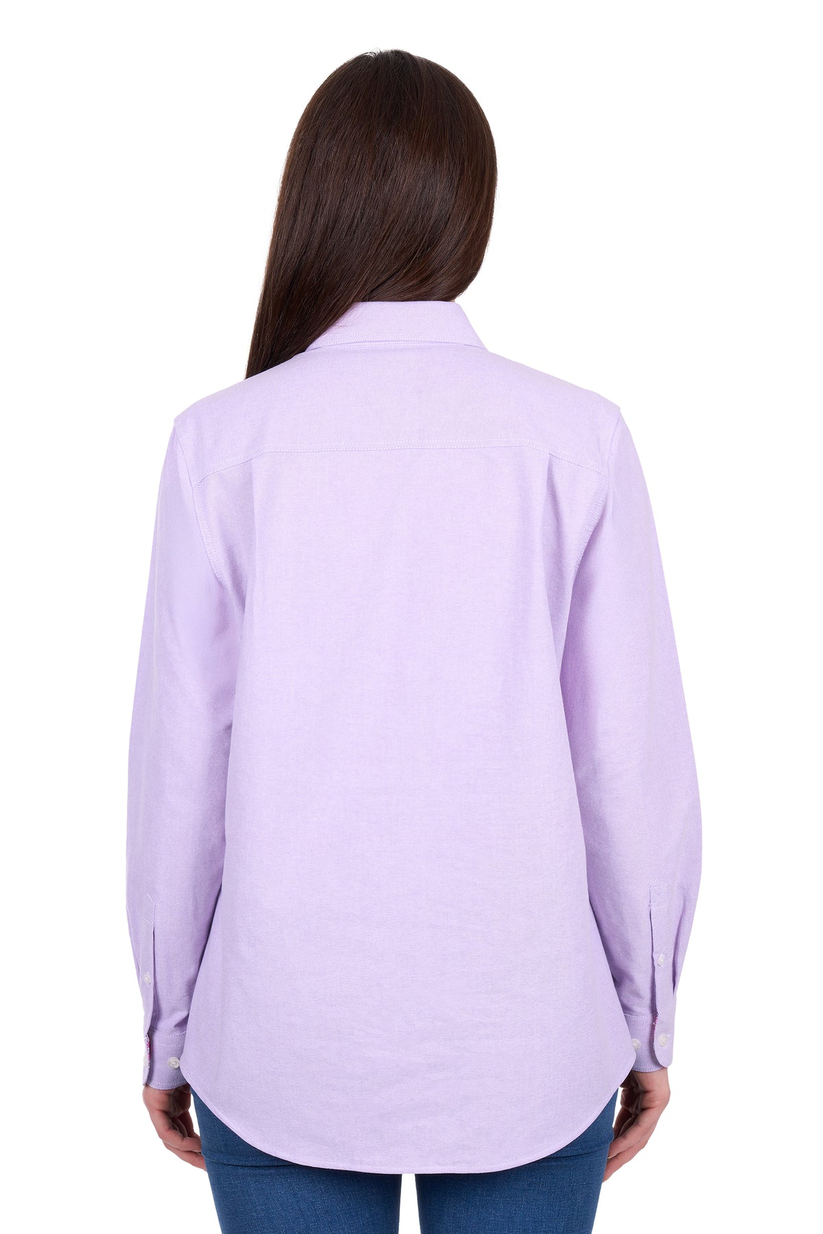 Hard Slog Wmns Ginny Half Button Long Sleeve Shirt