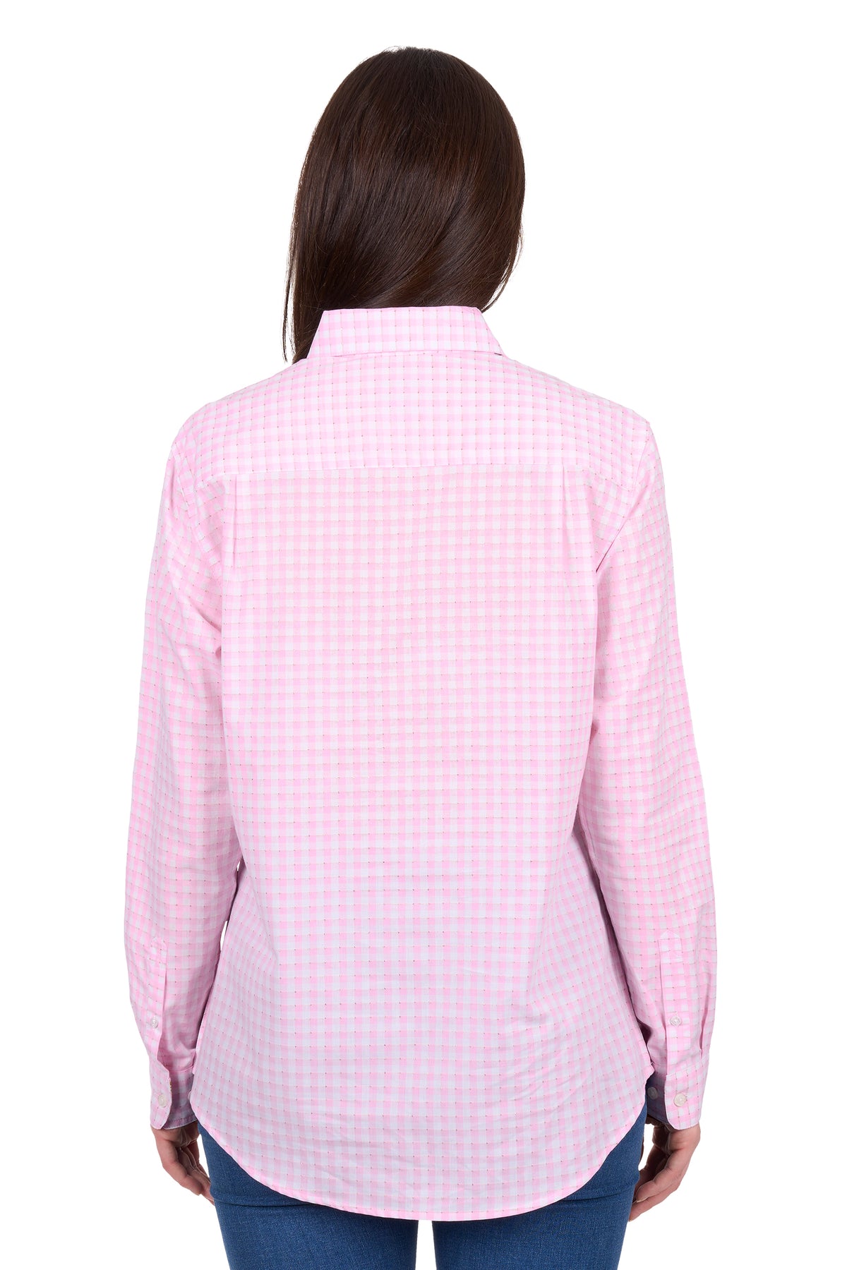 Hard Slog Wmns Clara Half Button Long Sleeve Shirt