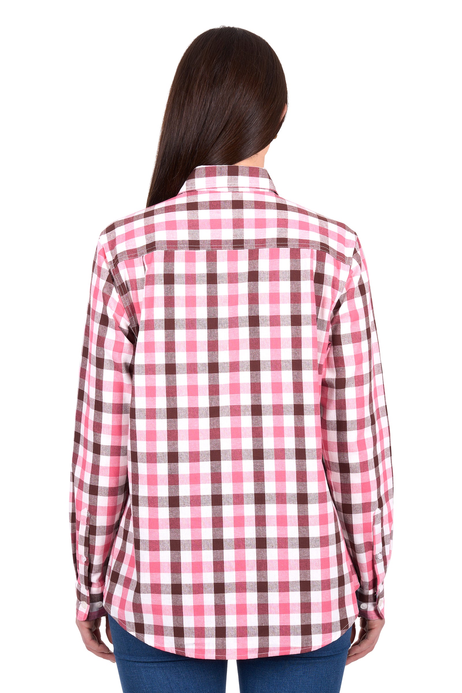 Hard Slog Wmns Rachel Full Button Long Sleeve Shirt