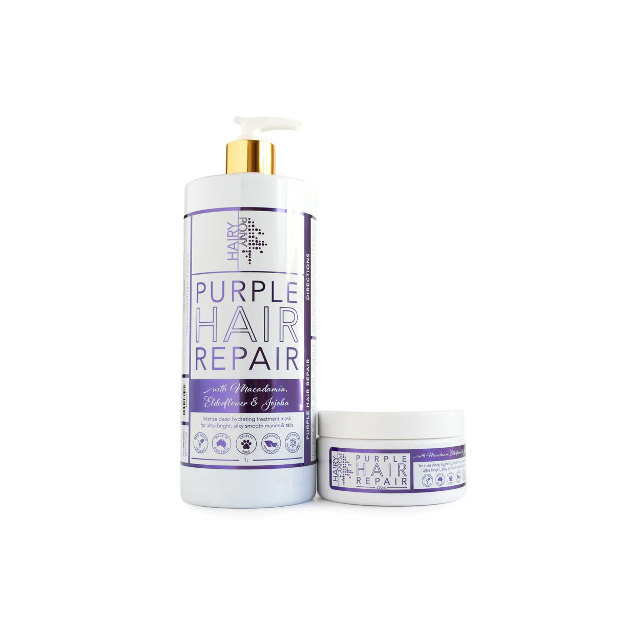 Hairy Pony Horse Purple Hair Repair Treatment | Stable Supplies - Grooming | Saddleworld Ipswich