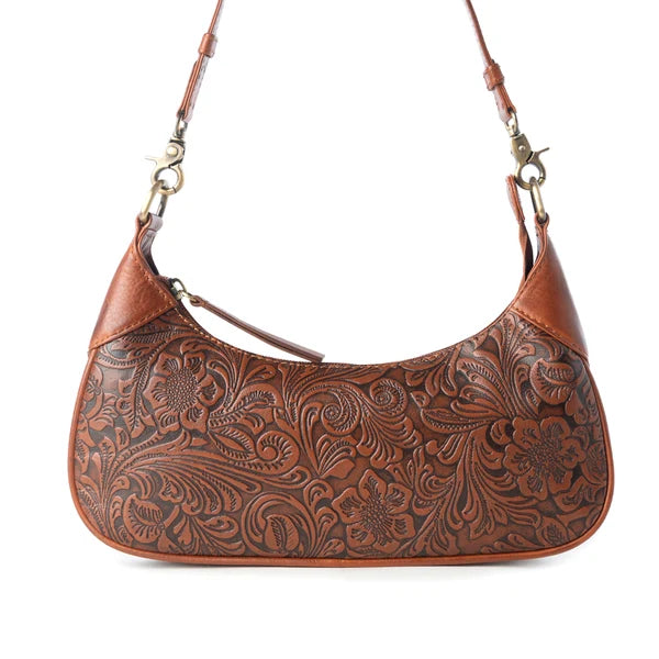 Heritage Vine Embossed Leather Bag | Giftware - Handbag | Saddleworld Ipswich