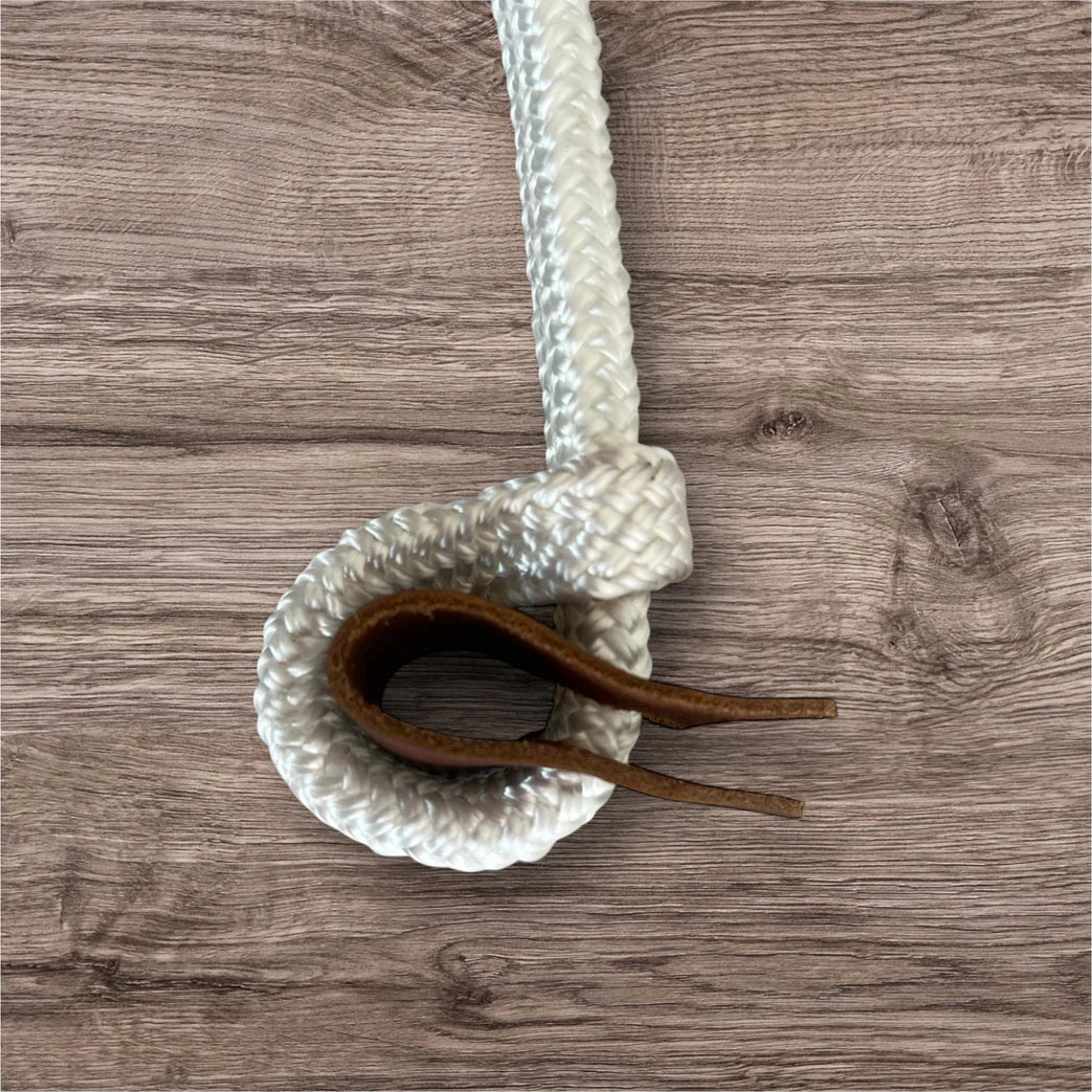 Toprail Flat Braided Split Campdraft Reins with Loop Ends 6ft6in