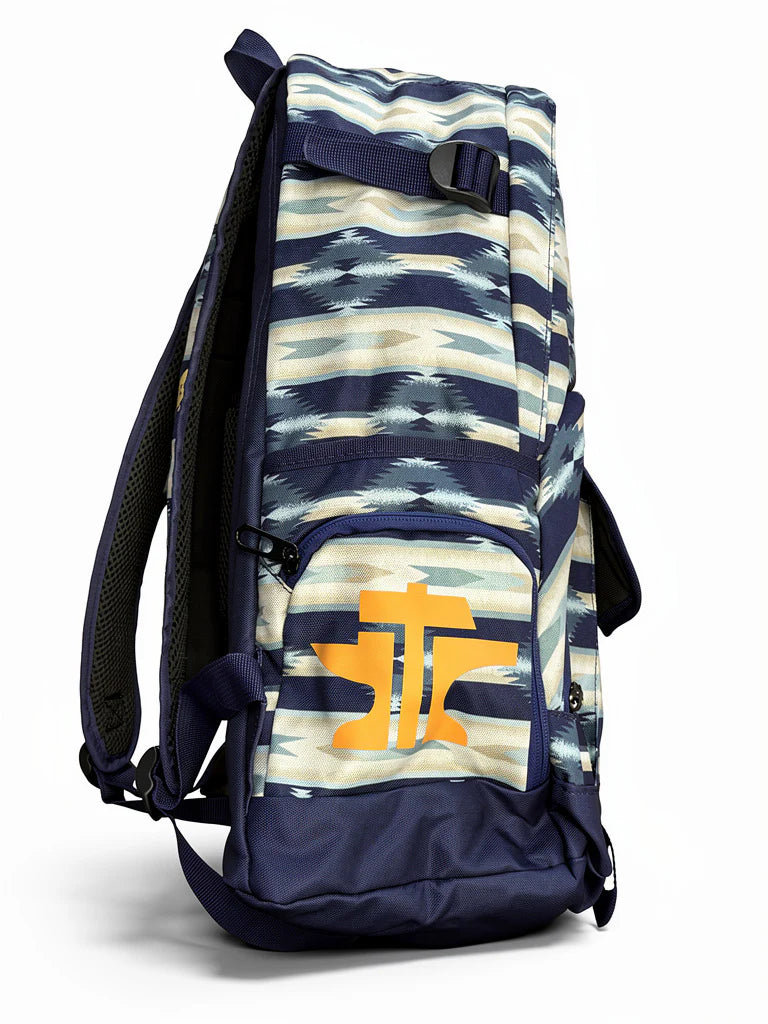 Tin Haul Backpack Blue Aztec