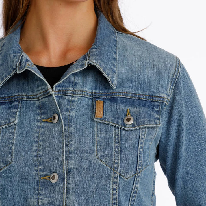Cinch Wmns Denim Trucker Jacket