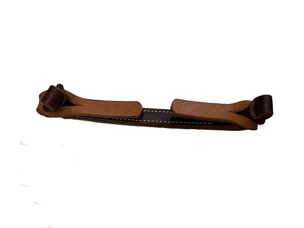 Toprail Houston Cowhorse USA Leather Curb Strap