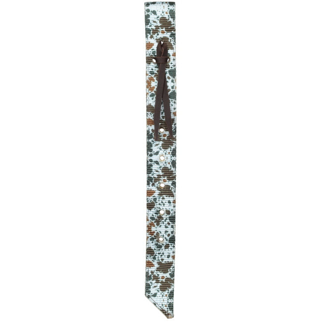 Showman Powder Blue Longhorn Nylon Tie Strap and Off Billet Set