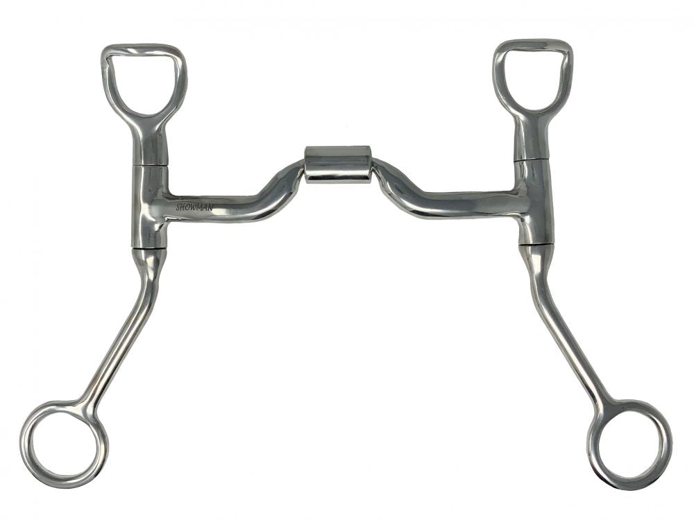 Mors Showman Western D-Ring - Bouche Basse En Fer Doux - Neuf