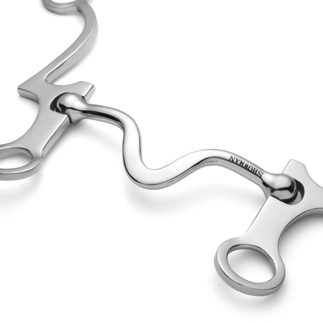 Showman Seven Shank with Smooth Low Port | Horse Supplies - Bits | Saddleworld Ipswich