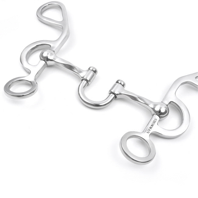 Showman Argentine Shank with Full Slow Twis Correction Port | Horse Supplies - Bits | Saddleworld Ipswich