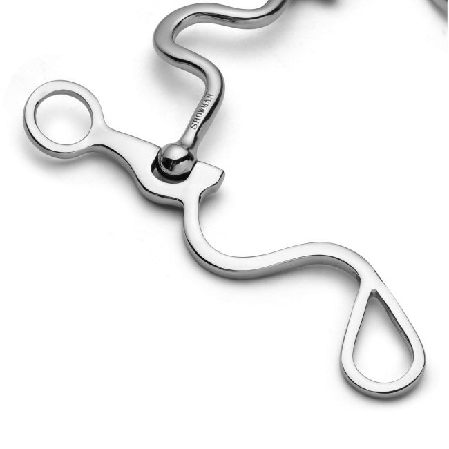 Showman Long S Shank with Flat High Port