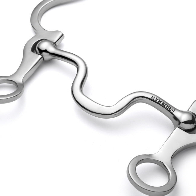 Showman Long S Shank with Flat Square Port | Horse Supplies - bit | Saddleworld Ipswich