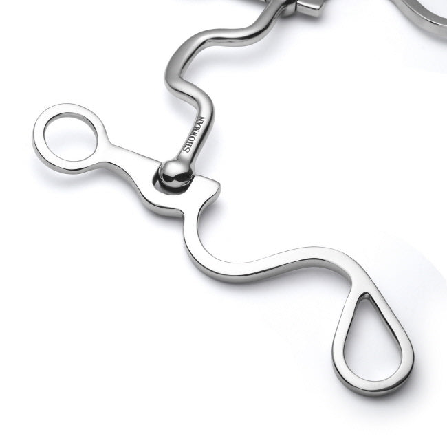 Showman Long S Shank with Flat Square Port
