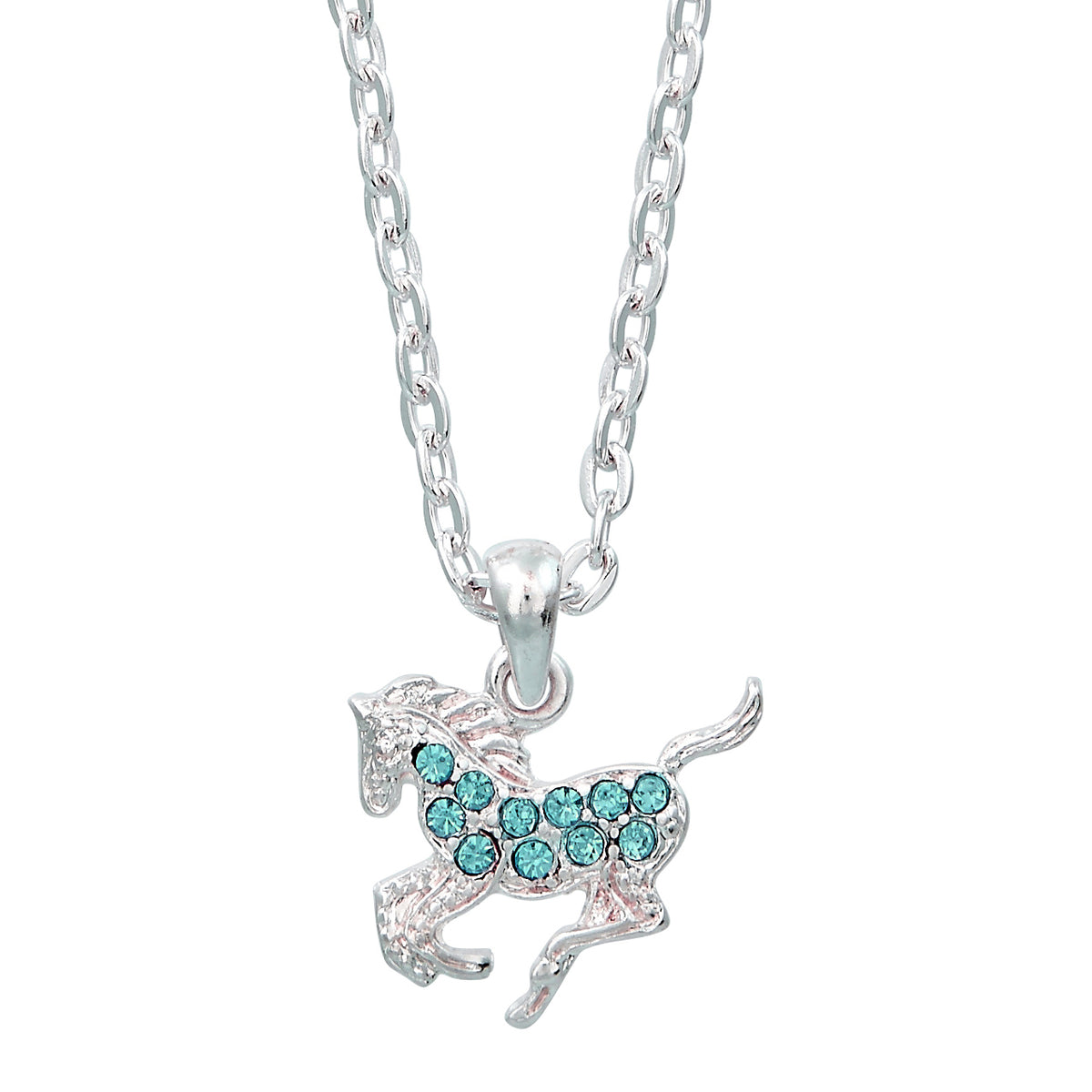 Necklace Precious Pony Aqua