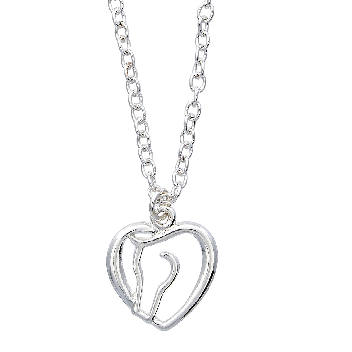 Necklace - Horse Head Heart Gift Boxed