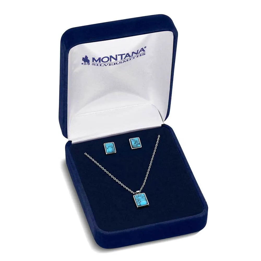 Montana Silversmith Rio River Blue Jewellery Set