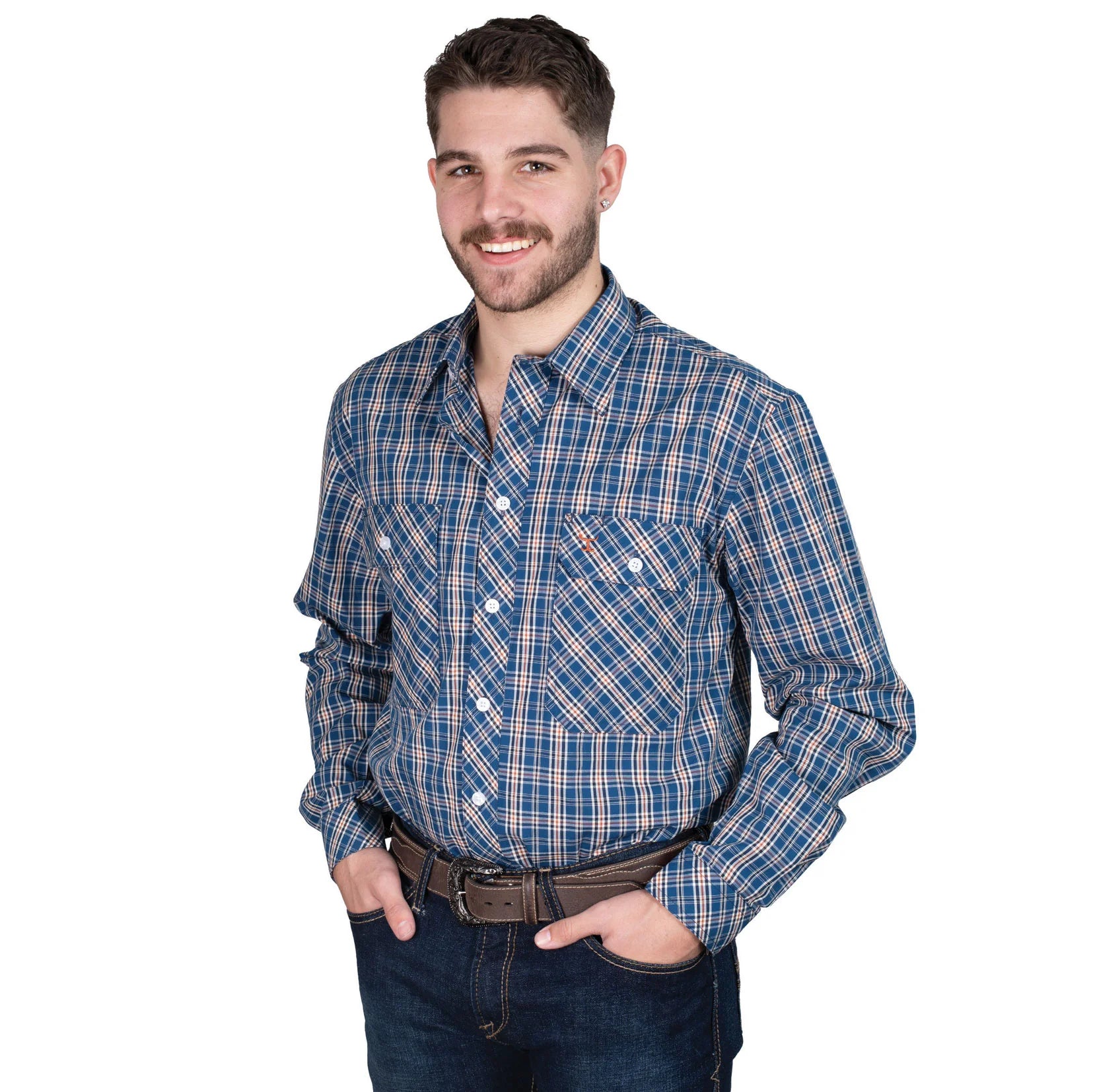 Just Country Mns Austin Full Button Full Print | Country Clothing - Mens Shirts | Saddleworld Ipswich