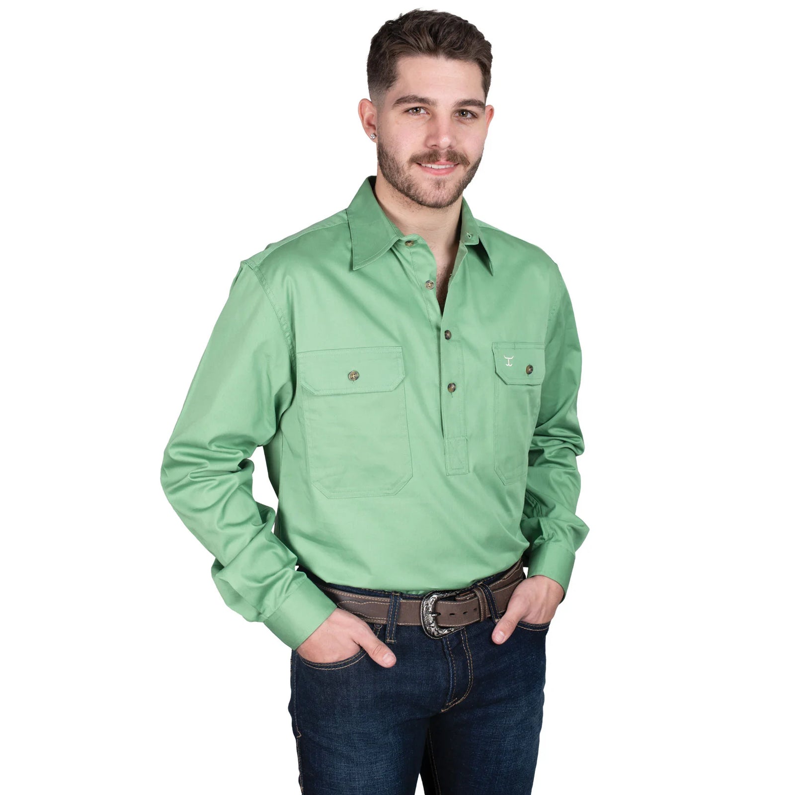 Just Country Mns Cameron Workshirt - Country Clothing - Mens Shirts | Saddleworld Ipswich