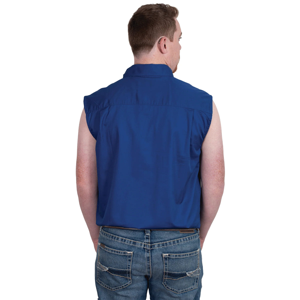 Just Country Mns Jack Sleeveless Workshirt | Country Clothing - Mens Shirts | Saddleworld Ipswich