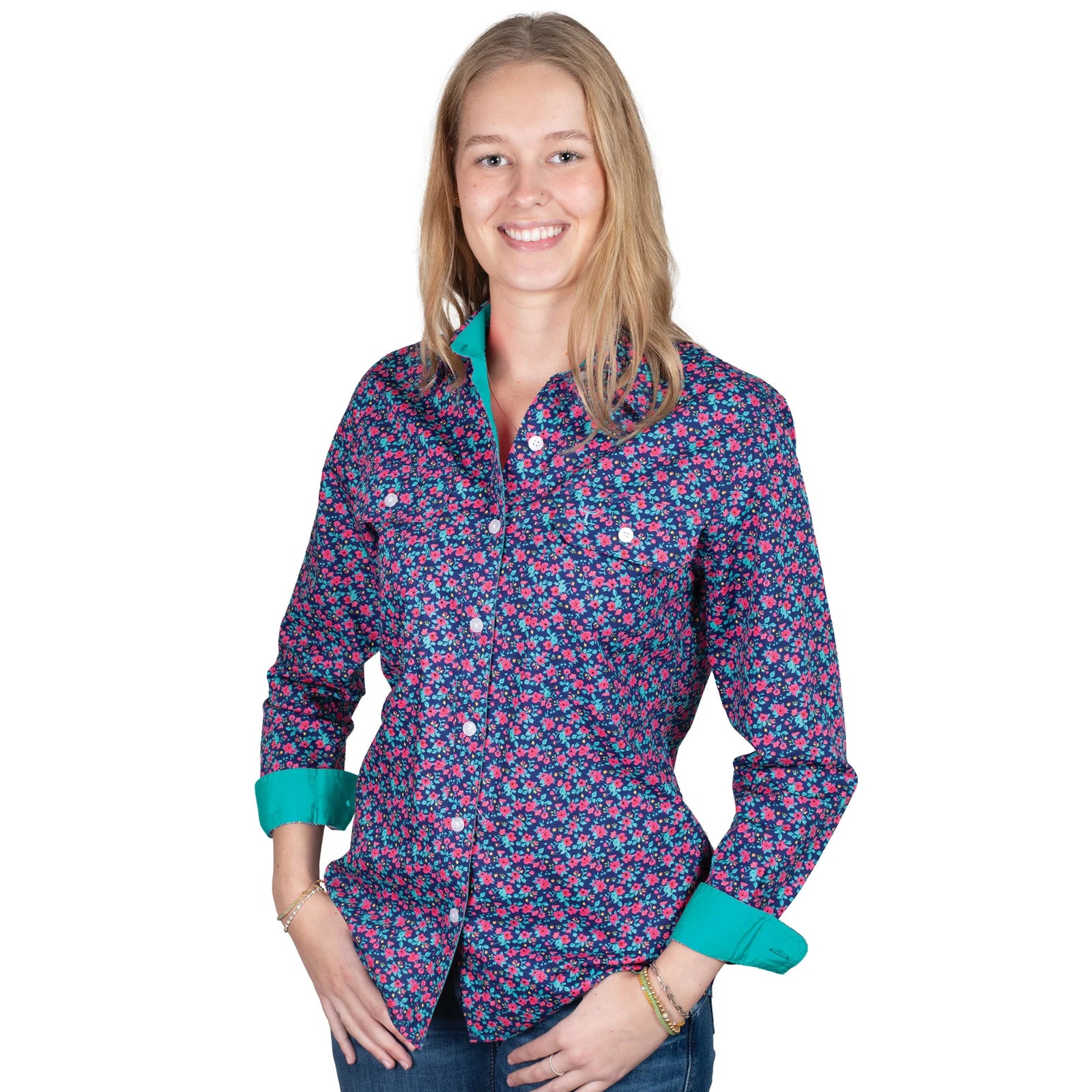 Just Country Wmns Abbey Full Button | Country Clothing - Ladies Shirts | Saddleworld Ipswich